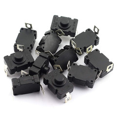 50/100/200x AC 250V 1.5A Latching On/Off Switch Self-Lock Push Button Switch US