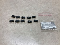 Lot Of 10 SCHURTER 0856.9852 Basic Snap Action Switches IP40 5A 125VAC 3A 250VAC