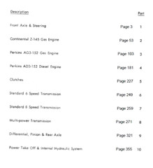 Massey Ferguson 135 Tractor Factory Service Parts Operators Manual Shop Oh Set