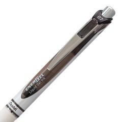 EnerGel Pearl RTX Retractable Liquid Gel Pen (0.7mm) Medium Line Needle 2 Count