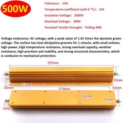 5W 10W -500W Watt High Power Aluminum shell Wirewound Metal Resistor 0.1Ω – 10KΩ