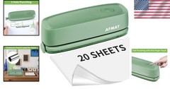 Electric 3 Hole Punch, Effortless 20-Sheet Capacity – AC or Battery Powered