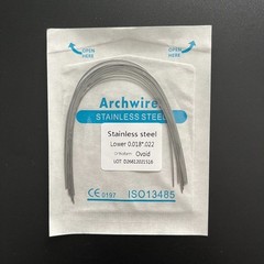 10Pcs Dental Orthodontic Arch Wire Stainles Steel Rectangular Ovoid/Nature Form