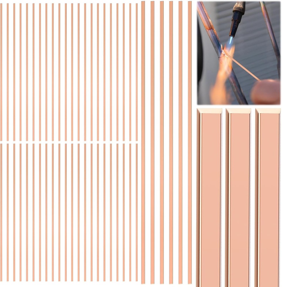 15% Silver Brazing Rods BCuP-5 Phosphor Copper Flat Welding Alloys