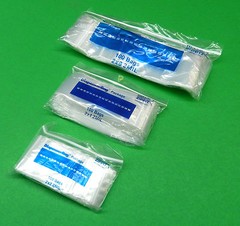 Zippit Zip Slide Lock Bags 2” Assorted 2mil Baggies 100 @ 2×2 2×4 2×8 Reclosable