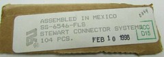 Lot 20 Stewart 6P4C Modular Connector Phone Jack PCB Gold RJ11 RJ14 SS-6546-FLS