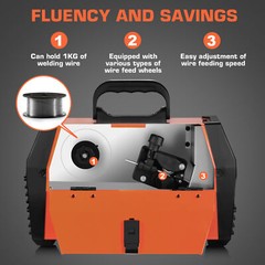 HITBOX 3IN1 110/220V MIG Welder Stick MMA LIFTTIG Gasless MIG Weld Machine/Glove