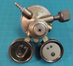 Harris Model 9200-50-320 Two-Stage CO2 Regulator 50 PSI w/ Commercial Key Lock
