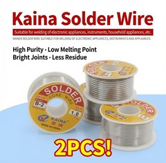 2PCS New 63/37 0.8mm Rosin Core Solder Wire Flux Tin Lead Soldering Welding Reel