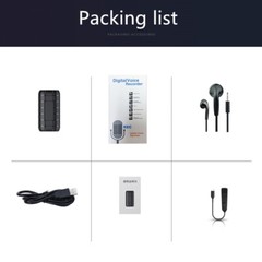500 Hrs Mini Spy Voice Activated Recorder Digital Audio Magnetic 64GB MP3 Player