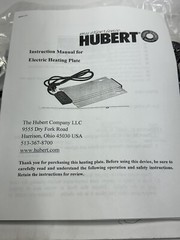 HUBERT® Electric Chafer Heater Rectangular aluminum – 11 7/8″L x 7 3/4″W