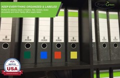 Royal Green Square Stickers Labels for All Purpose 1″ inch – Self Adhesive La…