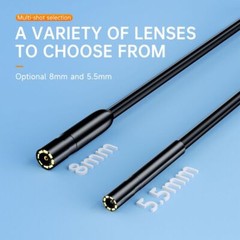 For iOS iPhone 15/Plus/Pro Max/14/Android Cell Phones Endoscope Inspection Cam
