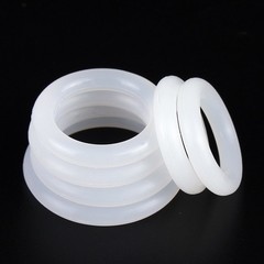 White Silicone Rubber O Rings 3.5mm Cross Section 5mm-78mm ID Food Grade O Ring