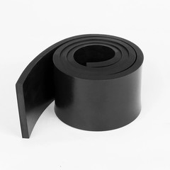 Solid Rubber Strips Rolls, 1/4″ Thick X 1″ Wide X 48″ Long Neoprene