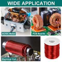 22 AWG Magnet Wire 22 Gauge Enameled Copper 1 Lb Magnetic Coil Wire 155C(311F)