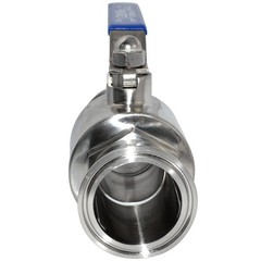 3/4″ 1″ 1-1/2“ 2″ Sanitary Ball Valve Tri Clamp Ferrule Stainless SS 316 Brew US