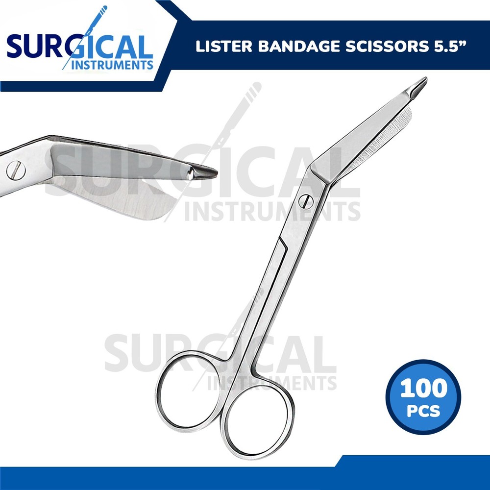 100 Bandage Scissors 5.50″ Nurses EMT Surgical Medical Instruments First Aid