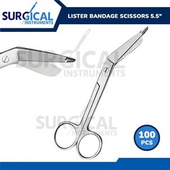 100 Bandage Scissors 5.50″ Nurses EMT Surgical Medical Instruments First Aid
