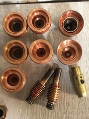 17 American torch tip nozzles Plasma electrode 277122 65a Cutters 30a 100a 200a