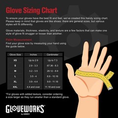 GLOVEWORKS HD Black Nitrile Industrial Disposable Gloves, 6 Mil, Latex-Free,M