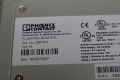 Phoenix Contact 2891001 FL SWITCH SFNB 5TX HW:13 Ethernet Switch Used (Lot of 2)