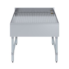 AmGood 36 in. x 22 in. Stainless Steel Underbar Drainboard