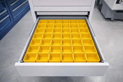 32pc 3×6″ Drawer Organizer Bins Modular Storage Hardware Craft Toolbox System