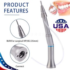 Dental Surgical Surgery Operation 20º 1:1 Straight Contra Angle Handpiece SANDEN