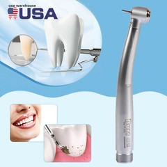 Dental Fiber Optic LED E-generator High Speed Handpiece Turbine 2 Holes Burr