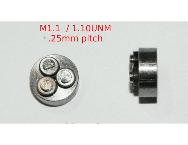 Roll Die Metric M1.1 x.25, 1.10UNM, HSS #28500