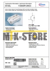 1PCS Brand NEW INFINEON/EUPEC Module FZ600R12KE3 Quality Assurance 100%