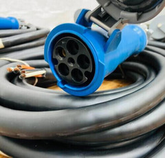 IEC-60309 Class 100-Amp 50-ft Portable Power Distribution Cable 5100C9W Socket