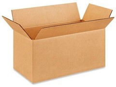 10 x 5 x 5 Long Corrugated Boxes ( 5 Pack ) 200 LB. TEST Heavy Duty
