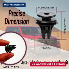 20PCS Tail Lights Retainer Clips 68061648aa Compatible with 2007-2022 Dodge Ram
