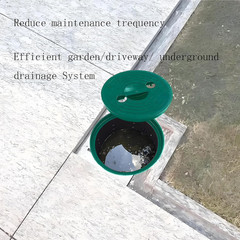 5 Gallon Perforated Sump Pump Basin with Lid (13x11x15 Inch) – Heavy Duty PP Sum