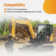 Narrow Trenching Bucket Direct Replacement For Mini Excavators Small Digger