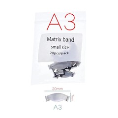 20 Pcs/Pack Dental Springclip Saddle Contoured Metal Matrices Matrix Band Tools