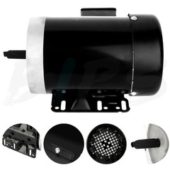 General Purpose 1HP Electric Motor 3 Phase 56C Frame 1725 RPM TEFC 230/460V