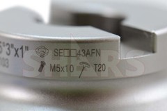 SHARS 3″ 45° INDEXABLE FACE MILL SEHT INSERTS W/ CAT 40 ARBOR NEW $171.10 OFF #[