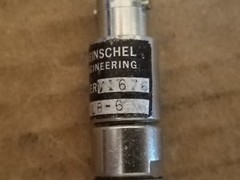 Weinschel Engineering LB-6 6dB RF Attenuator 2GHz BNC(m-f) Microwave #V1676