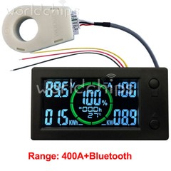 DC0-300V 50A/100A/200A/400A Bluetooth Voltage Current Power Energy Coulomb Meter