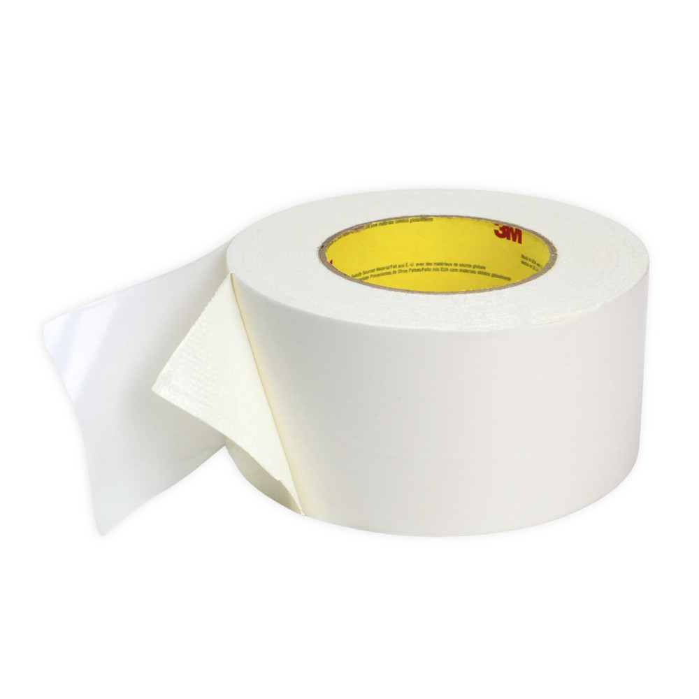 3M Double-Sided Cloth Tape (97056): 3 in. (72mm actual) x 36 yds. (White)