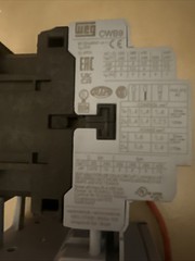 Weg CWB9 Contactor 24v Coil With RW27-2D Thermal Overload New Open Box
