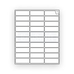 30-300,000 1 x 2 5/8 EcoSwift Laser Address Shipping Adhesive Label 30 per sheet
