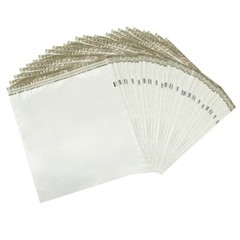 UOFFICE 250 Poly Mailers Bags 24×24″ – #8 Pouches Envelopes White Self-Sealing