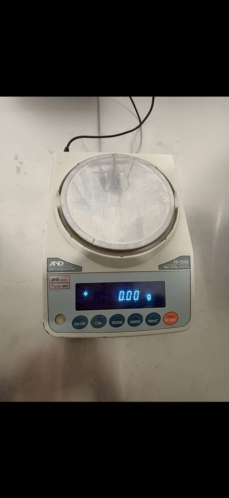 A&D FX-1200iN Precision Lab Balance, Compact Scale 1200gX0.01g,NTEP,Legal Trade