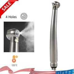 Askeadnt Dental LED E-generator Fiber High Speed Handpiece Air Turbine 4 Holes