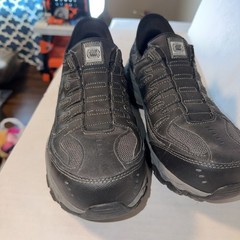 Skechers Slip-ins Cankton Faison Steel Toe Work Shoes Mens 10.5 Black 200211/BLK