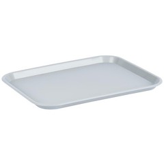 OCS Parts 14″ x 18″ Gray Food Tray | Plastic Cafeteria Tray